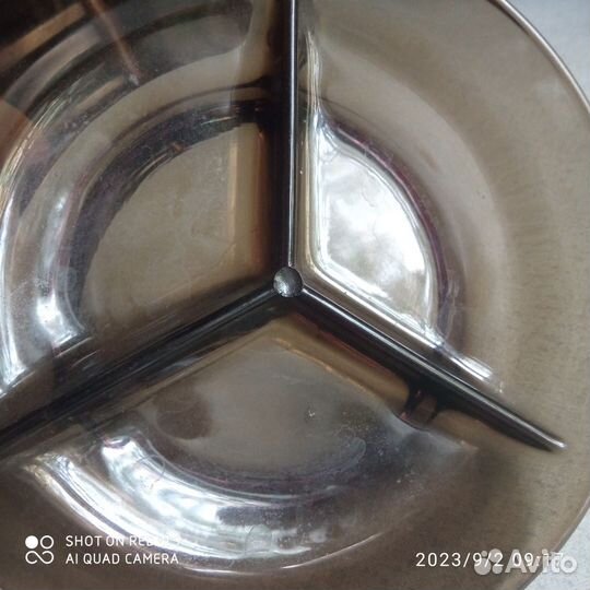 Тарелка порционная. Стекло. Диаметр 19 см