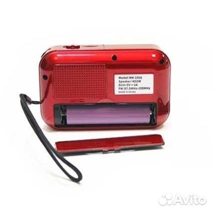 FM мини радиоприемник cmik MK-109E с mp3