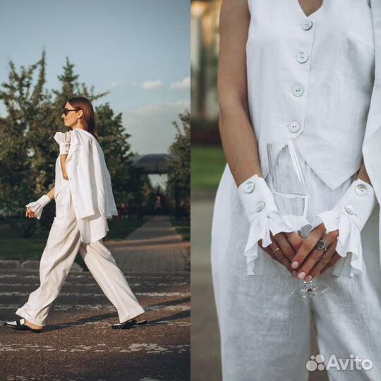 Костюм изо льна