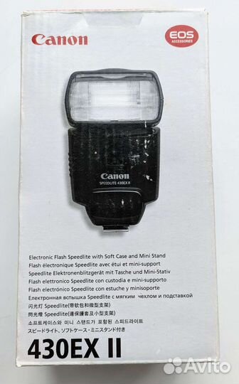 Фотовспышка canon Speedlite 430EX II