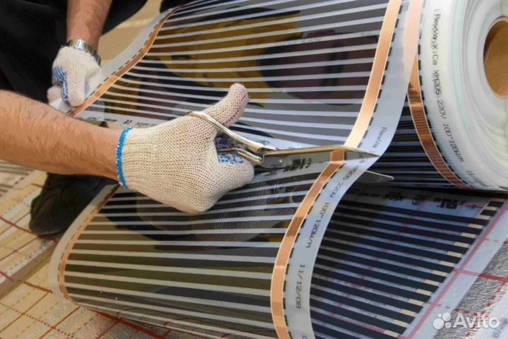 Теплый пол под линолеум\пленка\7.5 кв.м