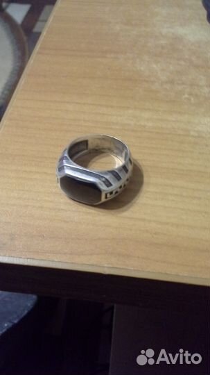 Мужской перстень серебро с камнем