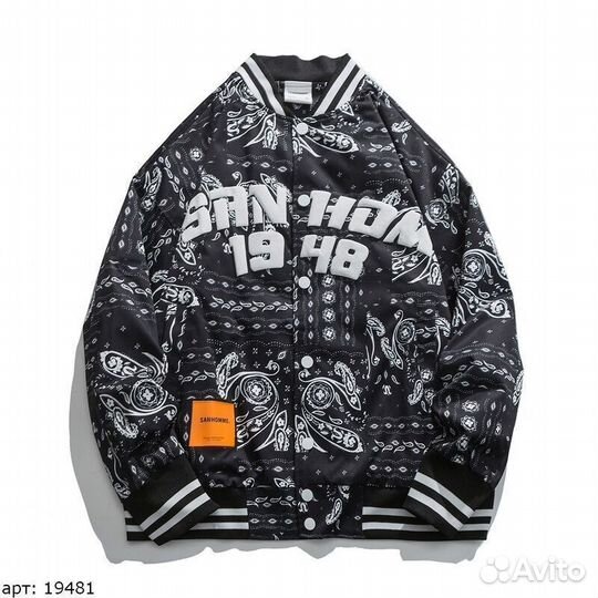 Бомбер бандана Черный