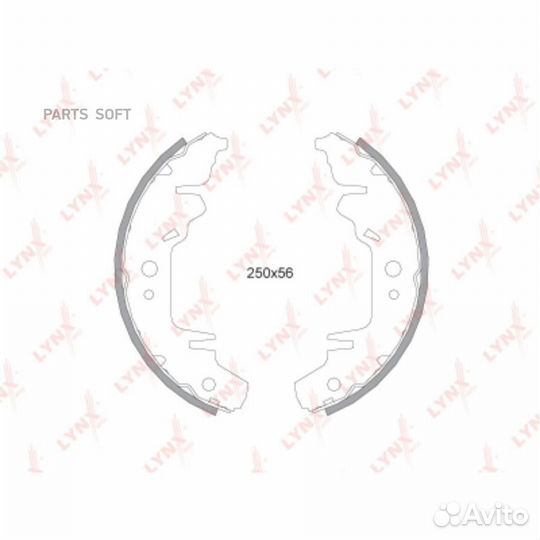 Lynxauto BS4401 Колодки тормозные барабанные зад