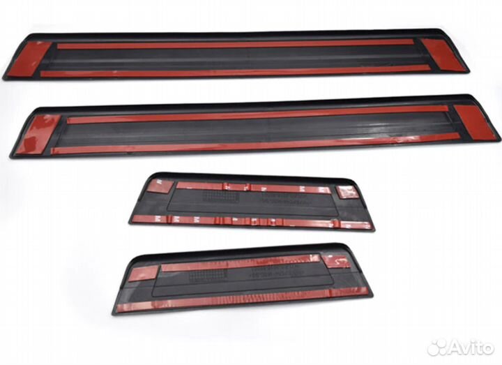 Накладки на пороги Mitsubishi Outlander / Митсубиси Аутлендер 2014-2021 г.в