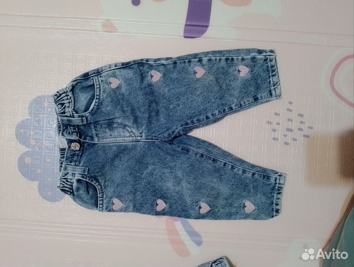 Джинсы для девочки gloria jeans 86