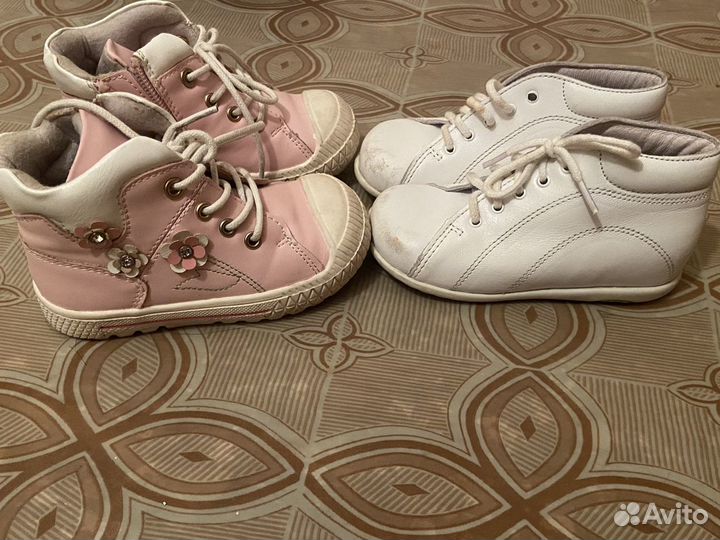 Туфли ботинки детские на девочку 1 год