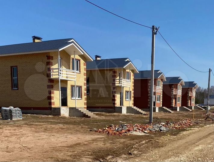 Коттедж 112 м² на участке 6 сот.