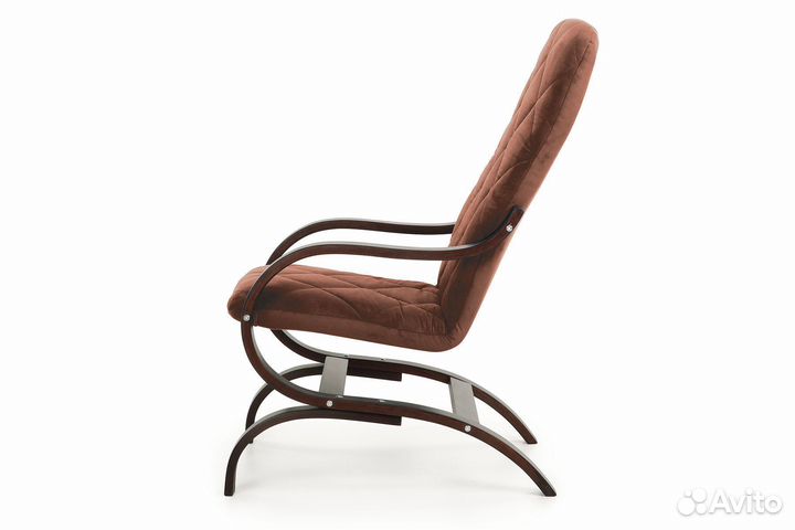 Кресло интерьерное современное коричневое