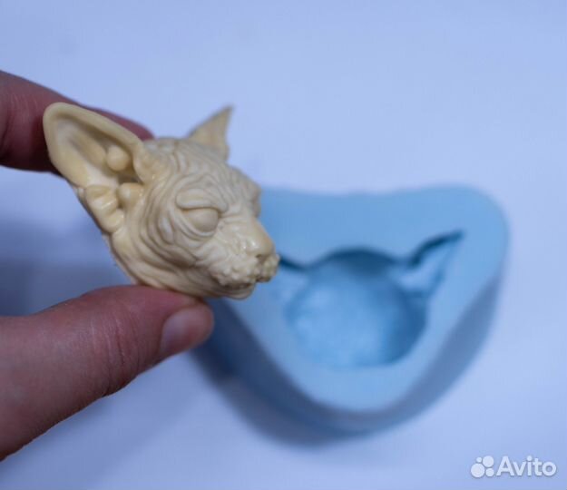 Силиконовый молд лицо 