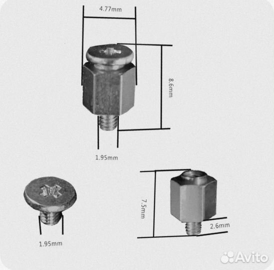 Винт со стойкой для крепления M2 SSD
