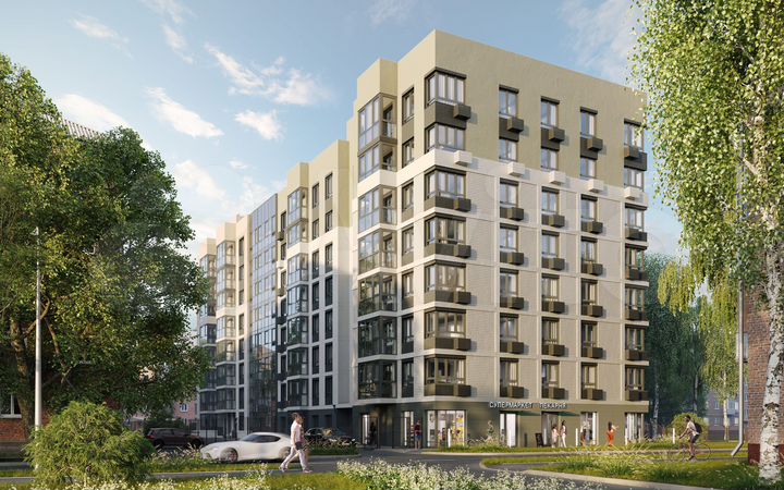 3-к. квартира, 65,6 м², 3/8 эт.