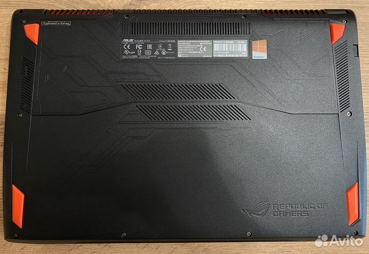 Игровой ноутбук Asus Rog Strix GL702VS