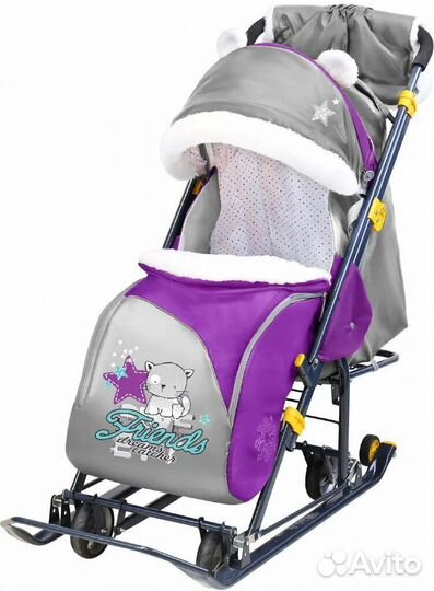 Детские санки коляска бу