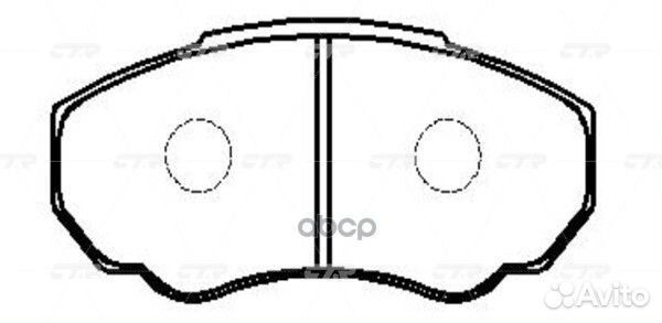 GK0892 колодки дисковые передние Peugeot Boxer