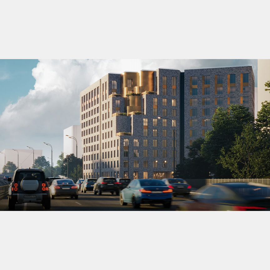 2-к. апартаменты, 75,3 м², 3/10 эт.