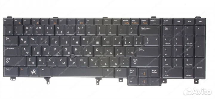 Клавиатура Dell Latitude E6220, E6320, E6420, E643