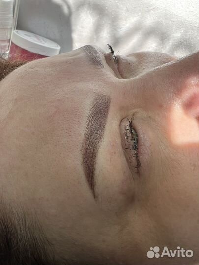 Татуаж губы брови межресничка