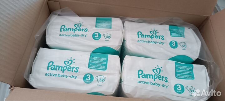 Памперсы подгузники для детей 3