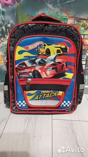 Рюкзак портфель школьный Hot wheels