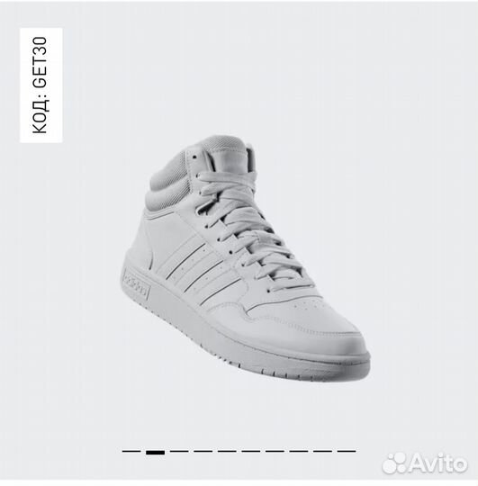 Кроссовки Adidas hoops 3.0 mid Классические