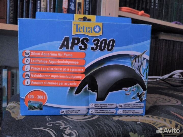 Компрессор tetratec APS 300 и фильтр tetra 600