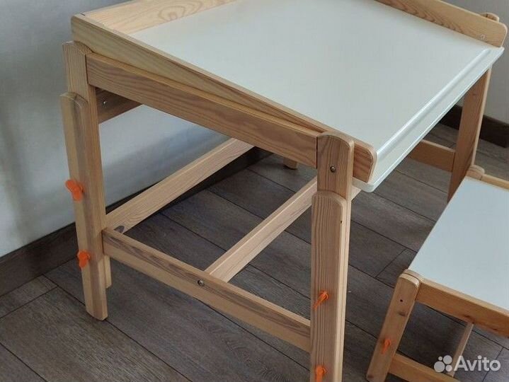 Растущий стол и стул IKEA, бу