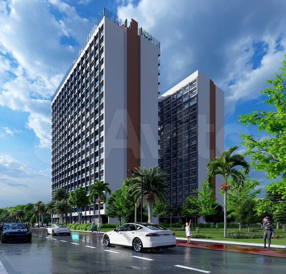 2-к. квартира, 57 м² (Грузия)