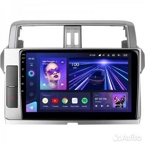 Магнитола teyes cc3 на prado 150 2013-2017