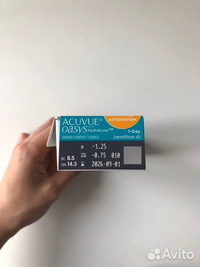 Линзы контактные acuvue oasys 1-Day (astigmatism)