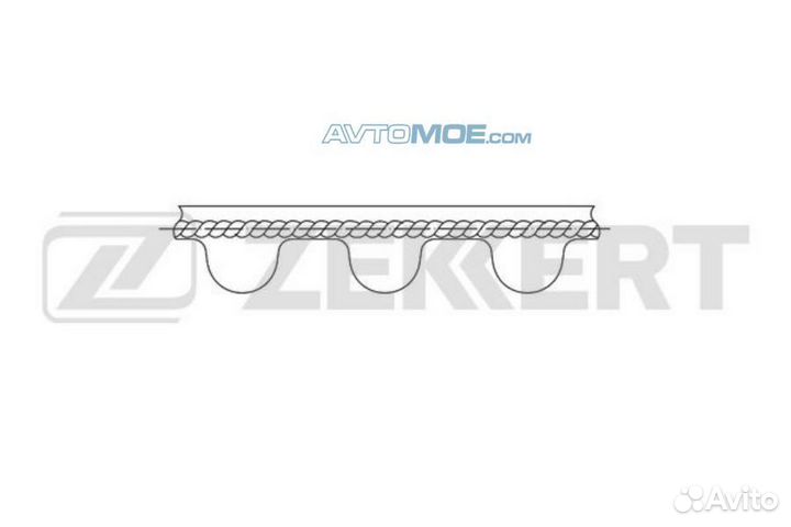 Ремень зубчатый грм Hyundai Sonata IV 98- Santa Fe