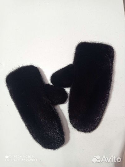 Варежки из норки