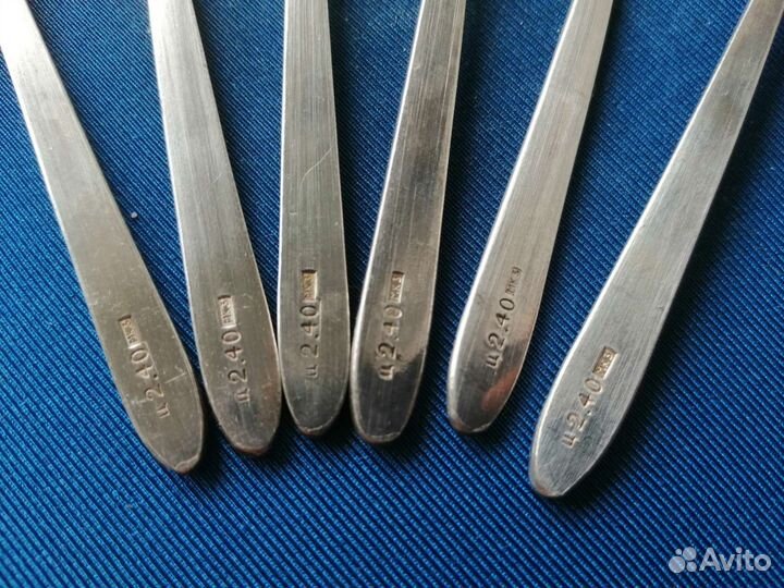 Чайные ложки мельхиор СССР