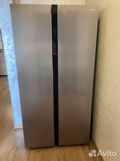 Холодильник бирюса sbs 587 серебристый