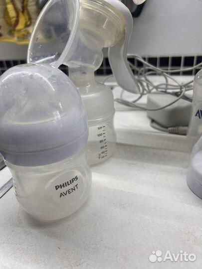 Молокоотсос ручной и электрический avent