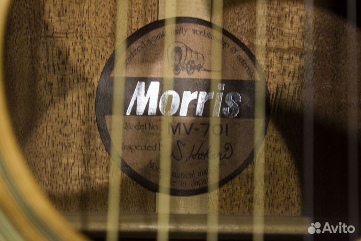 Акустическая гитара Morris MV-701 Массив. Japan