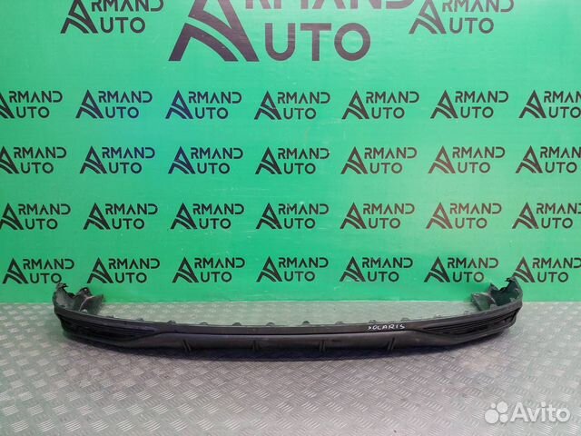 Юбка бампера задняя Hyundai Solaris 2 2020-Нв