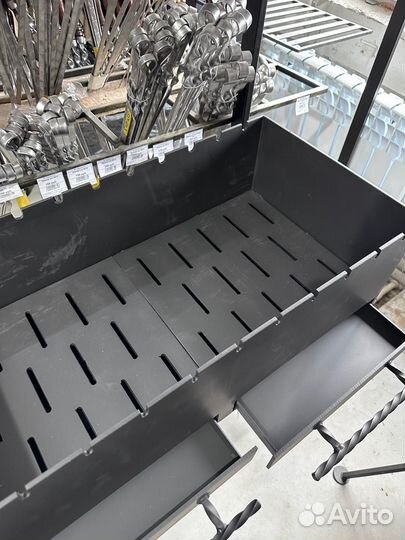 Мангал 5мм с зольными ящиками