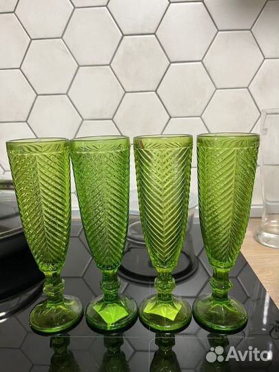 Фужеры под шампанское 4 шт