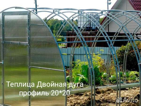 Теплицы под поликарбонат и армированную плёнку