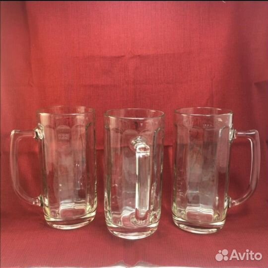 Стеклянные стопки стаканы фужеры рюмки СССР