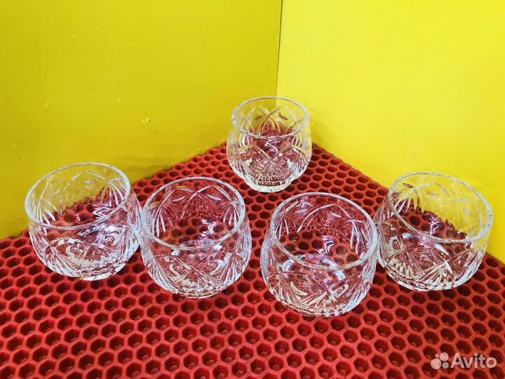 Z.8122 хрустальный стакан (коньячный) 5шт