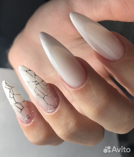Наращивание коррекция ногтей