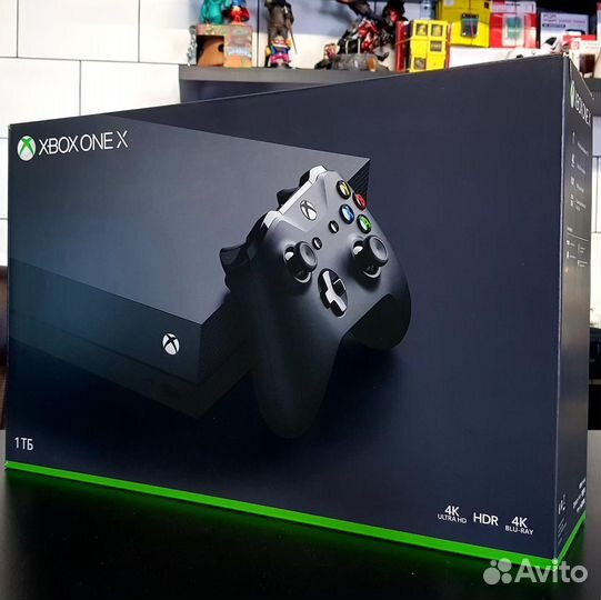 XBox One X 1Tb + GPass Ultimate 12 мес. + гарантия