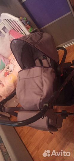 Коляска 3 в 1 Indigo broco eco+F