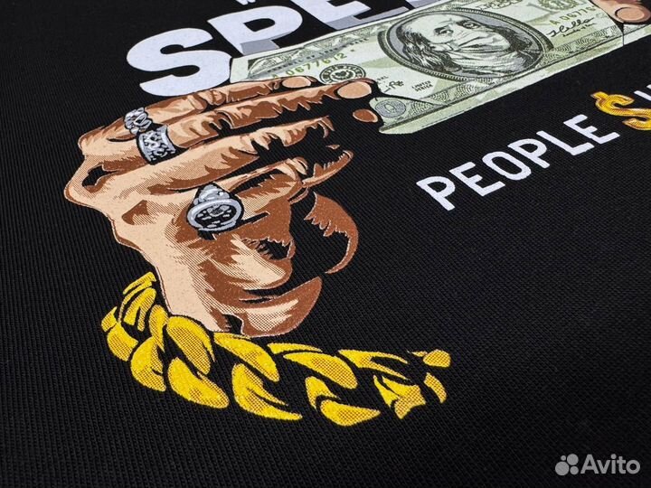 Винтажная Оверсайз Футболка Money