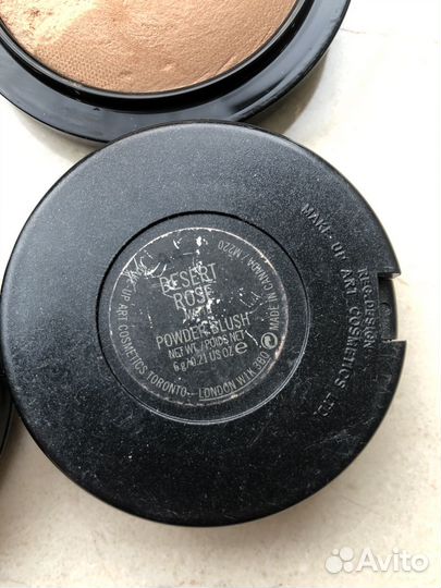 Румяна mac pinch me,desert rose Тени для глаз mac