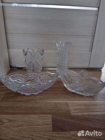 Ваза хрусталь