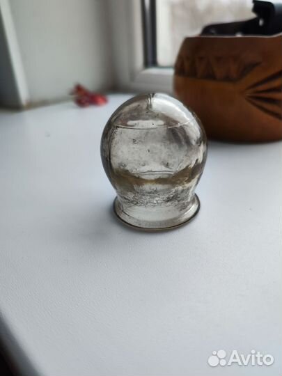 Стеклянная банка кровоотсосная массажная