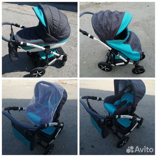 Коляска 3 в 1 Verdi pepe eco plus